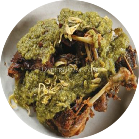 BEBEK GORENG SAMBAL HIJAU